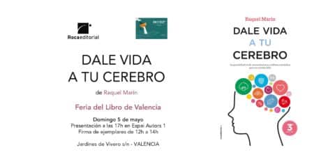5-5-Raquel Marín autora de Dale vida a tu cerebro en la Feria del Libro de Valencia. (3a, edición)