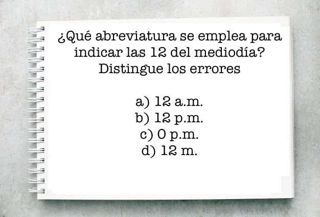 12 AM O 12 PM? RAE aclaró cómo se debe abreviar la hora cuando