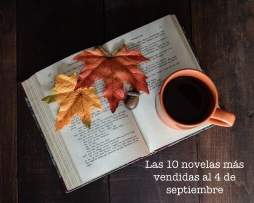 Las 10 novelas más vendidas al 4 de septiembre