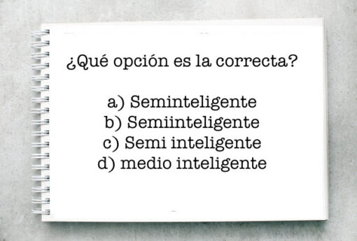 ¿Qué opción es la correcta?