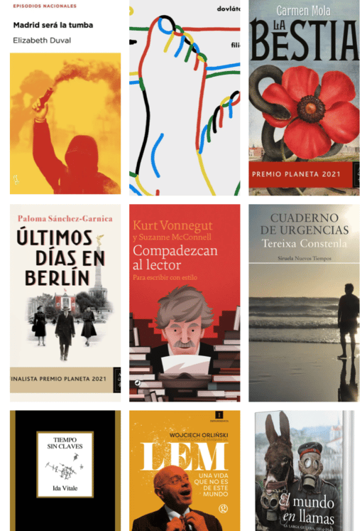 Los diez libros más deseados de noviembre