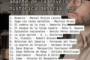 10 libros que todo amante de la novela histórica debería leer… según el escritor Fernando Bonete