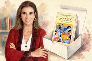 ¿Qué son los libros “Trankimazin” de Carmen Posadas? «esos en los que me sumerjo para olvidarme de todo y reírme también de todo. Mi trankimazin infalible son las novelas y cuentos de P.G. Wodehouse»
