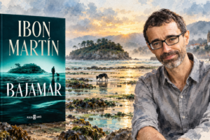 En lo más alto de las ventas de novela negra  Ibon Martín con «Bajamar»: un crimen entre turismo masivo y secretos en Lekeitio que ya está en lo más alto de la lista de ventas