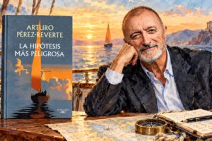 En lo más alto de la lista de ventas: la nueva novela de Pérez-Reverte: «La hipótesis más peligrosa», una novela de viaje e iniciación que es también un gran recorrido por la Historia a través del Mediterráneo